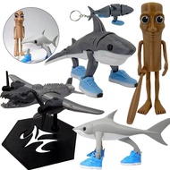 3d Printed Tung Tung Tung Sahur Action Figure Tralalero Tralala Decoration Funny Model Tung Tung Tun