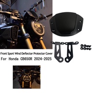 Motorcycle Windshield For Honda CB650R CB 650R 2024-2025 Sport Windshield Wind Deflector Visor Scree