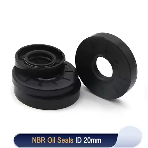 2/5pcs NBR Oil Seal ID 20mm TC-20*27/28/30/32/34/35/37/38/40/42/45/47/50*5/6/7/8/10/12mm Nitrile Rub