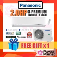 [FREE GIFT] Panasonic 2.0hp X-premium Inverter Aero Air Cond XU series CS-XU18VKH Nano R32 CSXU18VKH