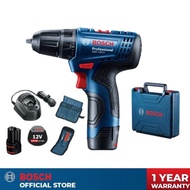 TERBAIK!!! Bosch GSR 120-Li - 2 Baterai Mesin Bor Obeng Baterai + Aksesoris