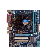 เมนบอร์ด พร้อม cpu Core i3- 2100+ซิ้งพัดลม+Mainboard GA-H61M-S2P Socket1155 DDR3 มี VGA ออนบอร์ด มีฝาหลัง สภาพสวย สินค้าตามรูปปก ฟรีค่าส่ง