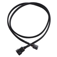 Connector Cooling System 42cm Fan Extension Cable 4 PIN Power Cables 3 Pin for Computer Fan PWM Exte