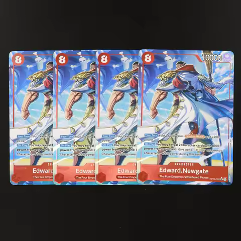 OP16-003 Edward Newgate One Piece TCG OPCG English 8 Cost Red Newgate Textured Foil Card Anime Colle
