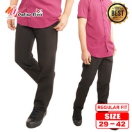 MU SELUAR SLACK LELAKI DEWASA / MEN FORMAL PANTS REGULAR FIT / SELUAR SLEK / SELUAR KERJA LELAKI / M