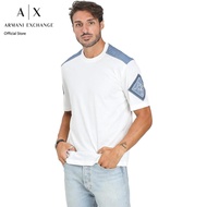 Armani Exchange เสื้อจั๊มเปอร์ผู้ชาย รุ่น XM001084-AF10361-U0009- สีออฟไวท์