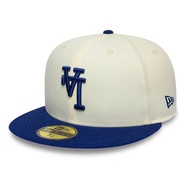 New Era 59FIFTY Los Angeles Dodgers Upside Down Cream Fitted Cap
