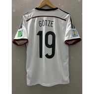 2014 Germany Retro Football Jersey – Premium Customized Gotze S-XXL Replica Shirt (High Quality)  je