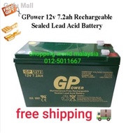 ۩☑▨gpower/wincity12v 7.2ah rechange battery for alarm autogate