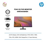 HP P24h G5 FHD Monitor (23.8") 64W34AA#AB4
