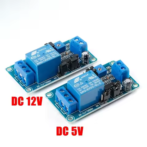 DC 12V 5V Delay Relay Delay Turn on / Delay Turn off Switch Module with Timer Volt Timing Relays Boa