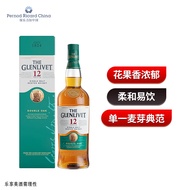 格兰威特（ThE GLENLIVET）12年 陈酿  苏格兰 单一麦芽 威士忌 洋酒 700ml 情人节礼物