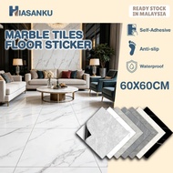 Marble Tiles PVC Floor Sticker (60X60CM) - Mozek Tikar Lantai Pelekat