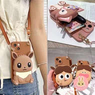 LinaBell Casing For OPPO A60 A17 A3 F27 Pro+ 5G A78 A58 A18 A38 4G A79 5G Cat Paw Wallet Phone Case 