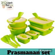 AQUAMARINE PRASMANAN TEMPAT MAKAN SET 6IN1+SENDOK WADAH SAJI MURAH 6 SET TEMPAT KOTAK  MAKANAN