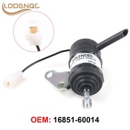 16851-60014 16851-60010 12V Fuel Shut Off Solenoid For Kubota K008 B7410D BX1500D BX1800D Stop Solen
