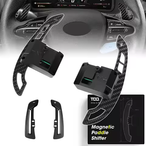 Carbon Fiber Magnetic Paddle Shifters For Hyundai N/GT i30N Kona N Ioniq 5 N Elantra N Veloster N