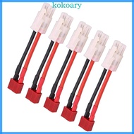 KOK Heat Resistant T Plug Charging Wire 14AWG For Tamiya and Various Applications