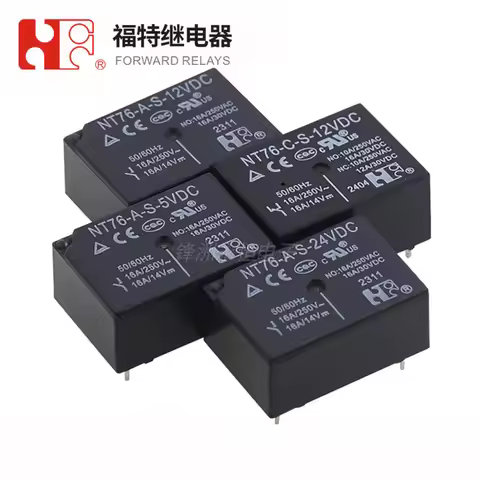 FORWARD Relay NT76-A-S-5VDC NT76-A-S-12VDC NT76-A-S-24VDC 4Pin 16A Synchronous RE-105DM1 HF7520 V6-S