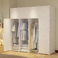 MAPLE WHITE 16C Almari Karton DIY Children Cartoon Cabinet Wardrobe Foldable Rack Cupboard Cabinet C
