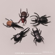 New Product Bulk Goods Simulation Beetle Model Toy Insect Unicorn Beetle Beetle Beetle Children Cogn
