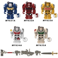 Trade Foreign Product My631a-635A Sci-Fi Movie Series Educational Building Block Figure Toy In OPP B