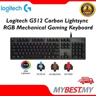 Logitech G512 Carbon RGB Mechanical Gaming Keyboard (Linear/ Tactile/ Clicky)
