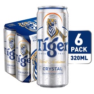 Tiger Crystal Beer Can, 6 x 320ml