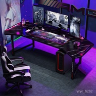 ST/💓Professional Gaming Table Game Table and Chair Combination Set Internet Bar Large Desktop Home Desk Table Computer D