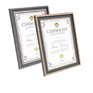 Certificate Frame A4 Photo A4 Two-Color A4 High-Quality European Style A4 P