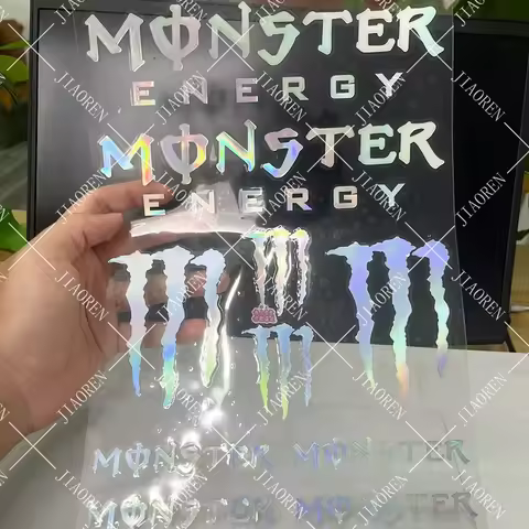 Christmas Vinyl Monster Energy Stickers Logo Motorcycle Helmet Tank Bike Car Decals