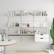 Storage Storage Rack Adjustable Multi-Layer Storage Rack Wall-Mounted Metal Bookshelf vitsoe606 Syst