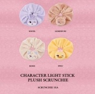 BLACKPINK character light stick plush scrunchie