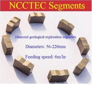 56-220mm Diamond Segments For Sintered Pdc Geological Core Drill Bits For Well Oilfield Coalfield Ga
