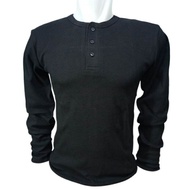 TShirt / kaos tangan panjang SLIM Kancing  Avirex