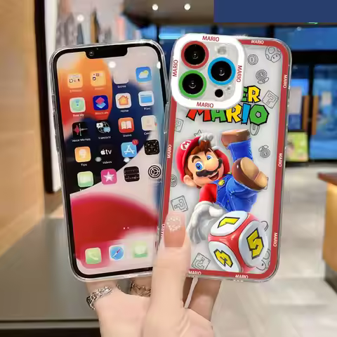 Game Super M-Mario Bros Clear Phone Case For OPPO RENO 15 15F 14 14F 13 13F 12 12F 11 11F 10 8 8Z 8T