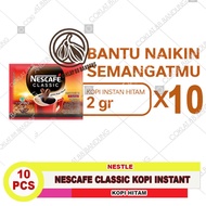 NESCAFE CLASSIC 10 SACHET X 2GR, NESCAFE INSTANT BLACK COFFEE, NESCAFE CLASSIC SACHET