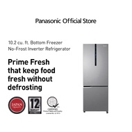 Panasonic NR-BV320XSPH 10.2 cu. ft. Two Door Bottom Freezer No Frost Inverter Refrigerator