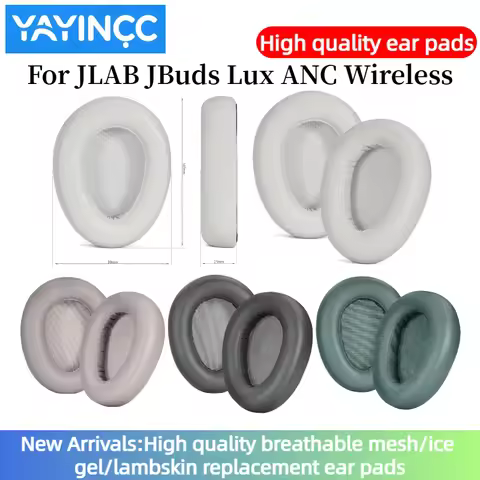 YAYINCC 1 Pair Replacement memory foam Ear Pads With buckle Pillow Cushion Cover For JLAB JBuds Lux 