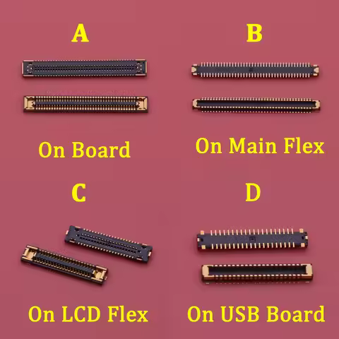 5Pcs LCD Display Screen Flex FPC Connector Plug For Samsung Galaxy A22 A52 A526F A526 A525 A525F A72