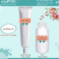 [HCM]Thuốc Nhuộm Tóc Nâu Caramel - lên từ nền đen/ nâu-tặng oxy