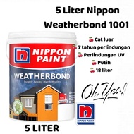 NIPPON WEATHERBOND 1001  WHITE 5L (CAT LUAR PUTIH)