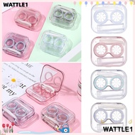 WTTLE Contact Lenses  Glasses Lens Holder Transparent Solution Bottle Container