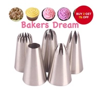 Nozzle Tip for Cake Icing Buttercream Pastry Decoration 1M 2F 2D 6B 2A