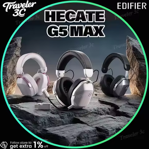 EDIFIER HECATE G5 MAX Wireless Four Mode Bluetooth6.0 THX Sound effects 2000mah Gaming Headphones Mu