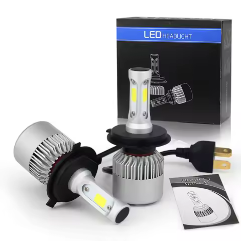 Car S2 LED Headlight Fog Light H3 H4 H7 H11 H13 9006 9007 9012 Automotive Outdoor Brake Signal lamp 