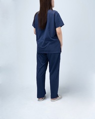 ชุดสครับ ชุดเสื้อ+กางเกง ชุดแพทย์ ชุด OR ชุดห้องผ่าตัด ชุดพยาบาล Viral cut By ERAWAN สี Standard