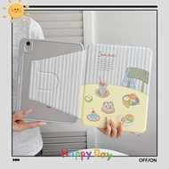 Casing Soft Y-fold Leather Tables Mini6 Mini7 A17Pro IPad 5 6 7 8 9 10 11 12 A19 A16 Air 2 3 4 5 6 7