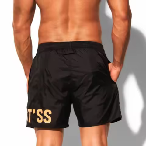 Desmiit Swimwear Men Swim Shorts 2025 Mens Beach Board Shorts Trunks Thin Quick Dry Man Boardshorts 