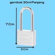 Gembok Rumah Pagar 30mm 30 mm 30S 30L 3 Anak Kunci/30mmS 30mmL Pendek Panjang